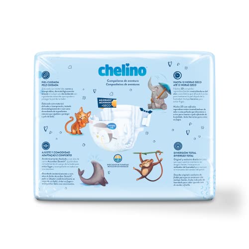 Chelino Pañales infantiles Talla 5 (13-18kg), 30 Unidades ( Paquete de 1) - Imagen 5