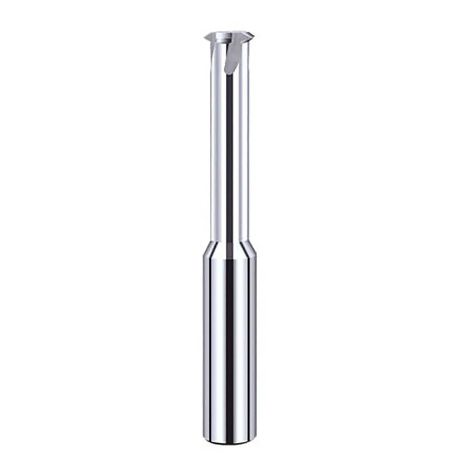 frezy trzpieniowe, Frez spiralny z węglika spiekanego, pojedynczy ząb, metryczny, do frezu trzpieniowego ze stali i aluminium, narzędzie CNC(M12x1.5 aluminum)