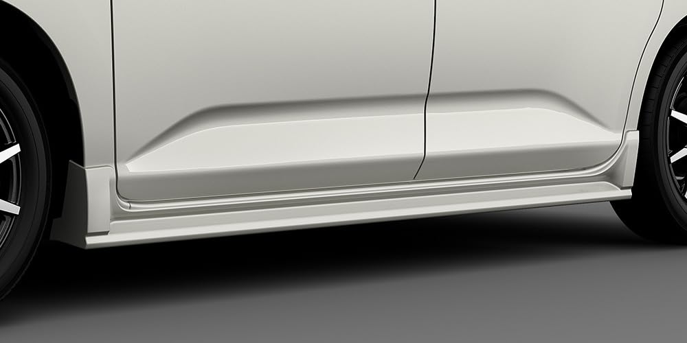 Amazon | TRD サイドスカート ブラックマイカメタリック ルーミー 