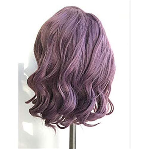 Perruque synthétique violette à lacet avant et volume 150% densité - 6