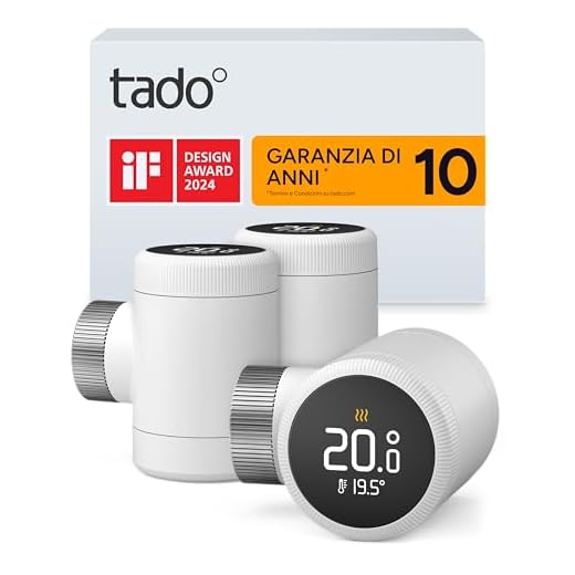 tado° termostato intelligente X – Trio Pack, controllo del riscaldamento tramite app e smart speaker (Alexa, Siri, Google Assistant), installazione fai da te