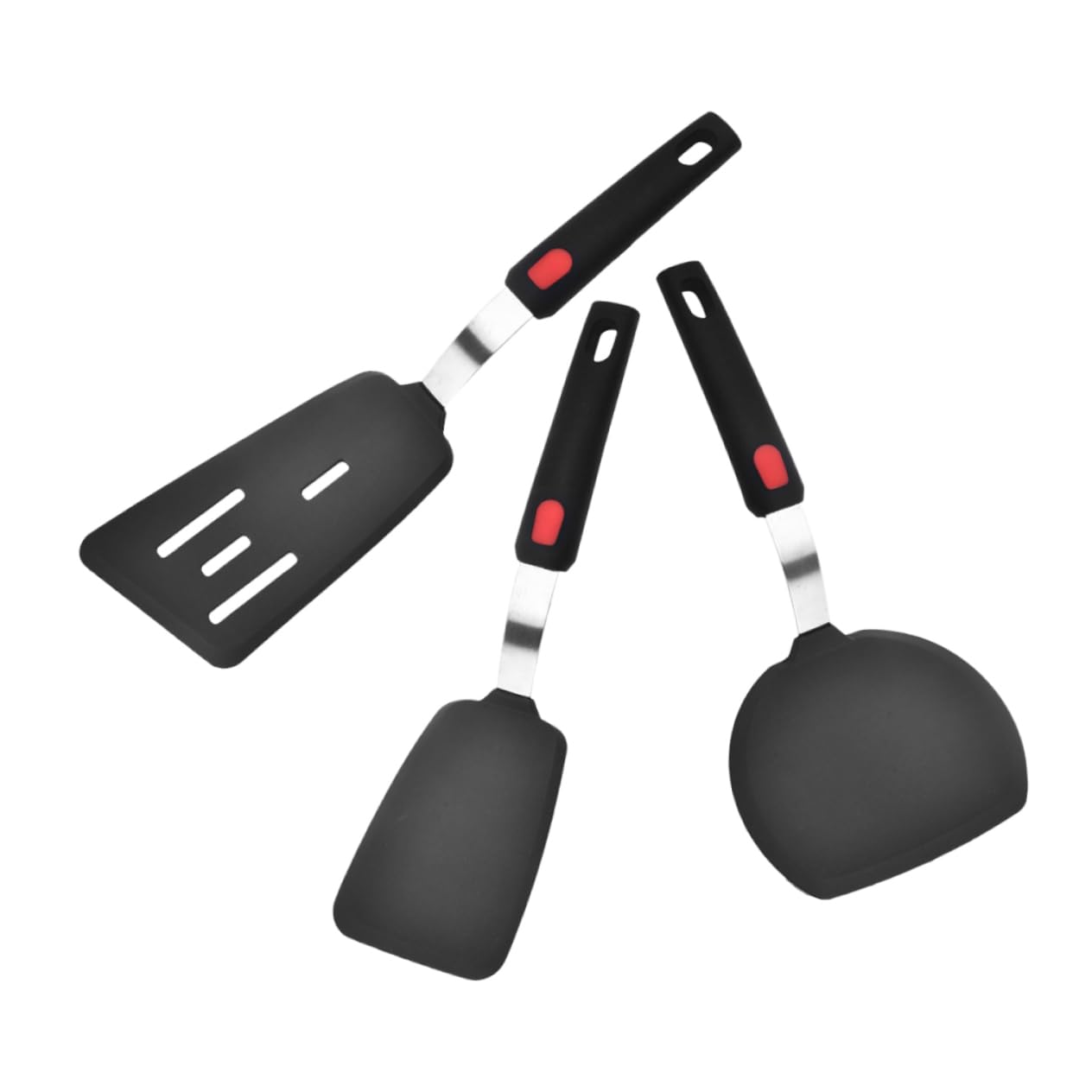 GLEAVI Espátulas de Silicona Espátula Antiadherente Flexible Utensilios de Cocina para Voltear Huevos y Galletas para Cocina