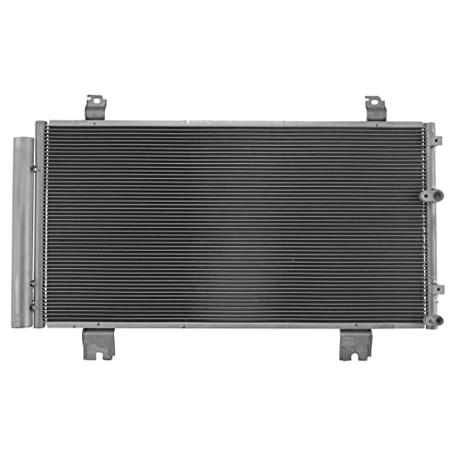 Image of TRQ A /C Condenser and Receiver Drier Assembly Compatible with 06-13 Lexus IS250 06-13 IS350 14-15 Lexus IS250 Convertible 14-15 IS350 Convertible