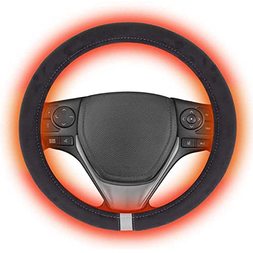 12V Calefacción del Coche Cubierta del Volante Calentador de Manos de Invierno Cover