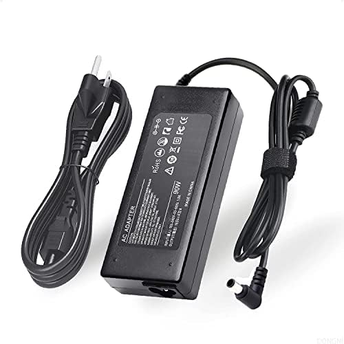 19.5V Adapter Charger Power Cord for Sony Bravia TV KDL-55 KDL-48 KDL-42 KDL-40 KDL-32 W700B W600B W800B KDL-40R510C KDL-40W650D KDL-48W650D KDL-42W650A KDL40W600B KDL-32W700B KDL48W590B KDL55W650D