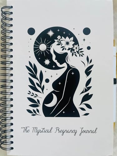 The Mystical Pregnancy Journal & Memory Book - Positive Affirmations Hardcover Pregnancy Book, Pregnancy Planner, Pregnancy Journals for Moms, Baby Memory Book, Gifts for Expecting Mothers