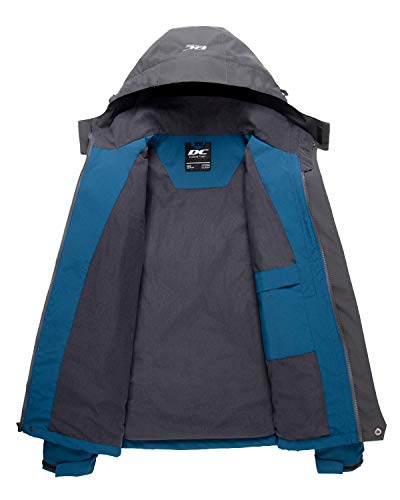 Diamond Candy Men's Hooded Waterproof Jacket Lightweight Rain Jacket Outdoor Casual Sportswear4