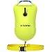 ESONE Swim Buoy - Open Water Swim Buoy Flotation Device with Dry Bag and Waterproof Cell Phone Case for Swimmers, Triathletes, and Snorkelers. Floats for Safer Swims 15L (Yellow)