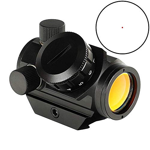 Ohhunt 1X25mm 3 MOA Red Dot Sight Basse Puissance Lunette compacte Red Dot 20mm Weaver Picatinny Mount
