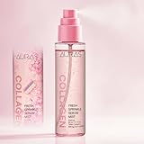 Auras Collagen Firming Mist K-Beauty | Fresh Activated Oxygen Formula Hydrating Spray Serum with Collagen Peptides, Korean Skincare Serum & Setting Mist for Dry, Aging Skin, 3.4 fl oz