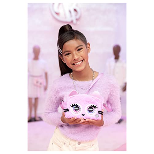 Purse Pets, Cattitude Interactive Pet Toy & Crossbody Kids Purse with over 30 Sounds and Reactions, Shoulder Bag for Girls, Trendy Tween Gifts by Purse Pets - Used condition - Image 7