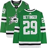 Jake Oettinger Dallas Stars Autographed Adidas Authentic Jersey - Autographed NHL Jerseys