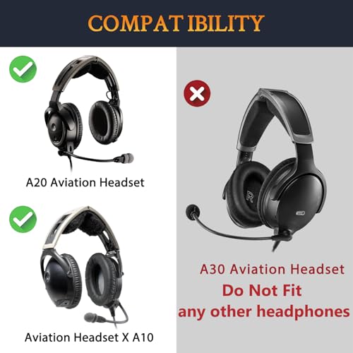 Kit de remplacement pour Bose Aviation X A10 A20 avec coussinets - 2