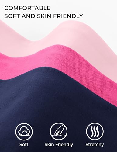 BOOPH 5 Pack Girls Flare Leggings High Waist Bell Bottom Pants Kids Cotton Casual Clothes for Teen Girl3