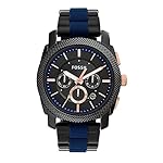 Fossil-Analog-Black-dial-men-Watch-FS5164-Stainless-Steel-Multicolor-Strap