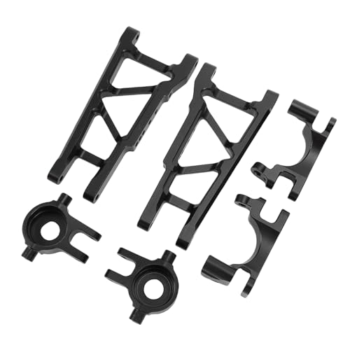 Aramox Set Bracci Sospensione Asse Anteriore RC, Aggiornamento Blocchi Sterzo con Rotelle in Lega, Sostituzione 1 10 per BL 2S SLASH 4X4, Facile Manutenzione per Conducenti RC Fuoristrada