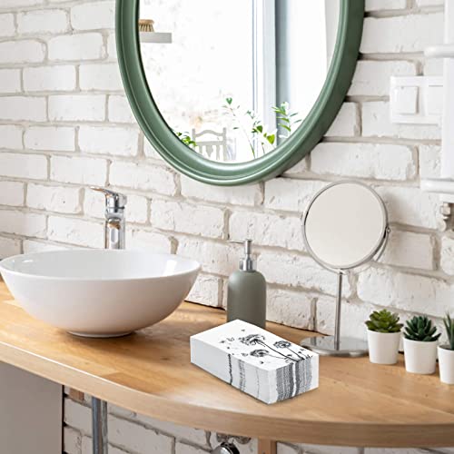 Disposable Hand Towels For Bathroom, Bathroom Napkins Guest Disposable, 100 Pack Premium Quality 2-Ply Dinner Napkins Disposable Soft, Absorbent, Party Napkins For Kitchen (Dandelion, 100, Count) #TOP3