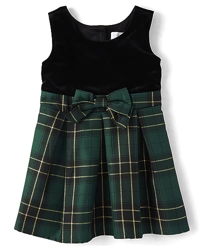 The Children's Place Girls' and Toddler Sleeveless Holiday Dressy Dresses