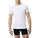 Lacoste Men's 100% Cotton Slim Fit Crew Neck Undershirt, 3-Pack (Amazon Exclusives), White/White/Black, X-Large