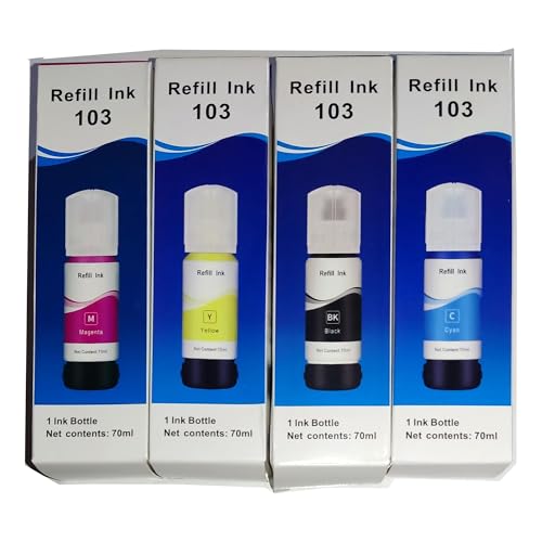 Epson ile Uyumlu L3252 Meta Mürekkep Muadil Set 4 Renk Takım