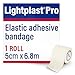 Price comparison product image Lightplast Pro EAB Tape with Light to Medium Support for Joints, 5 cm x 6.8 m, White, 1 Roll