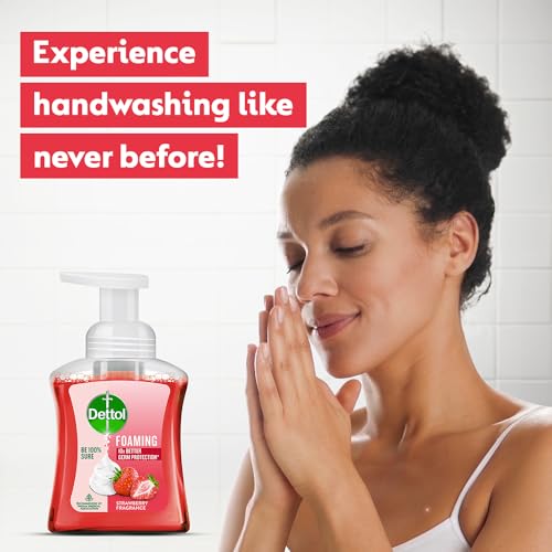 Image of Dettol Aloe Coconut & Strawberry Foaming Handwash Pump 250ml (Pack of 2)