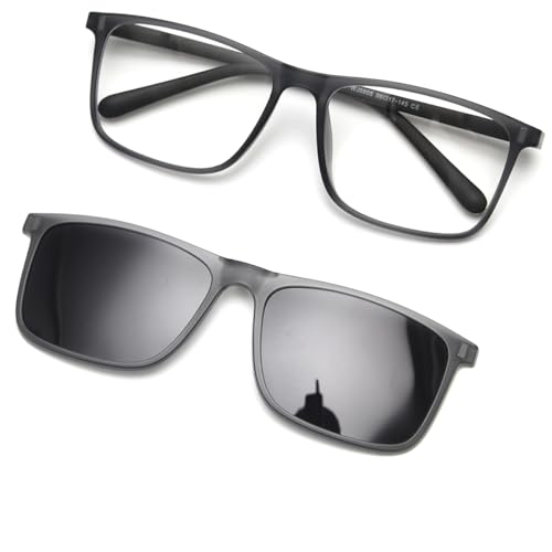 Super Light TR90 Clip on Sunglasses Magnetic Polarized Sun Glasses Silicon Driving Eyeglasses2