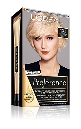 L'Oréal Paris Préférence 102 SYDNEY Tinte para el cabello rubio perlado muy claro