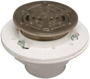 Solid Brass Drain Kits with 6" Round PVC Shower Drain Finish: Tuscan Brass
