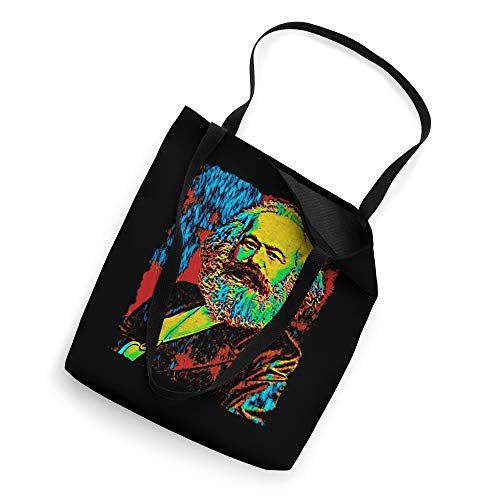 Bolso tipo tote con retrato de Karl Marx miniatura 2