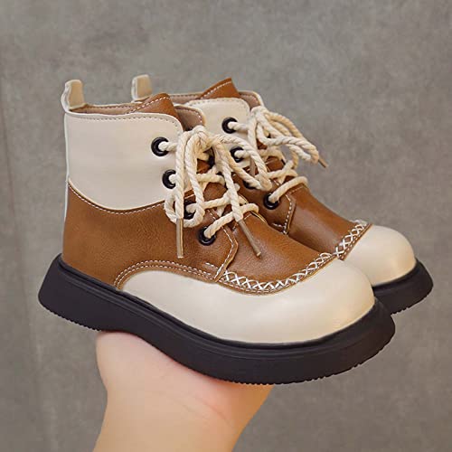 JOEupin Toddler Boys And Girls Lace Up Zipper Outdoor Ankle Boots(Toddler/Little Kids)3