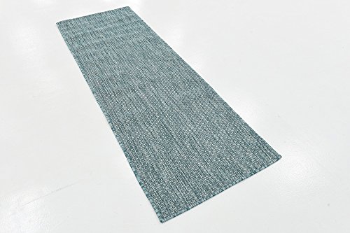 Unique Loom Heathered Transitional Indoor Outdoor Rug #TOP5