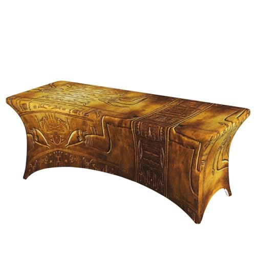 Nappe rectangulaire extensible égyptienne facile à nettoyer pour grande table - 2