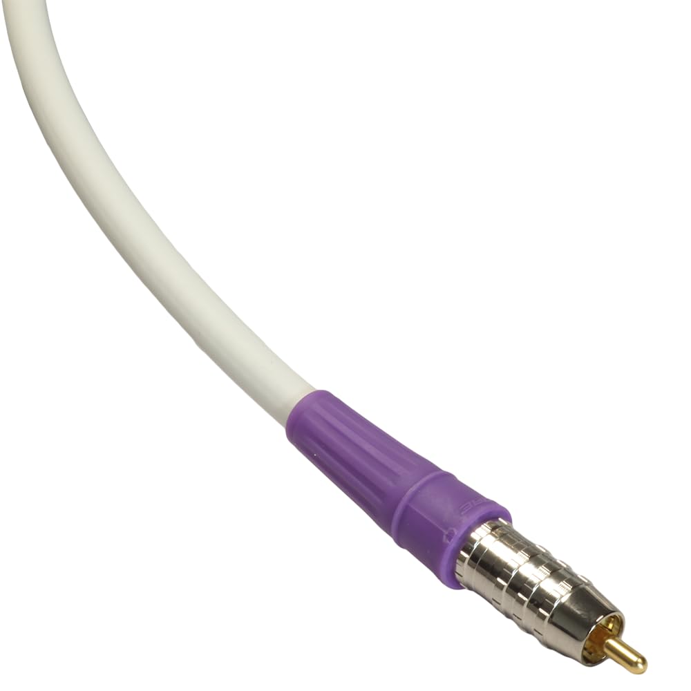 Blue Jeans Cable LC-2 Double-Shielded Low Capacitance Subwoofer Cable, 10 Foot, Black