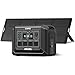 OUPES Mega 1 Portable Power Station & 240W Solar Panel Kit, 1024Wh Solar Generator, 2000W(4500W peak) AC/Fast Charge 0-80% in 36 Min, Expandable to 5kWh, UPS, Backup Power for Home, Camping, Off-grid