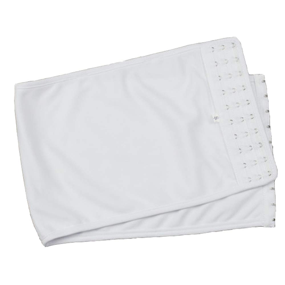 Baronhong Women's White Strapless Compression Chest Binder For Tomboy Trans Lesbian(,L)