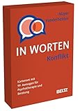 Konflikt in Worten: Kartenset mit 99 Aussagen für Psychotherapie und Beratung. Mit 8-seitigem Booklet im Stülpkarton, Kartenformat 5,9 x 9,2 cm (Beltz Therapiekarten)