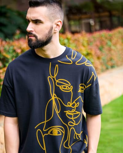 Image of Noble Monk Men's Cotton Blend Modern Fit T-Shirt