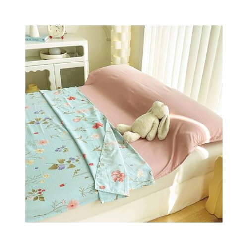 YUTZRIQP Saco Sabana de Dormir 80x210cm 120x210cm 160x210cm 180x210cm 200x210cm Sabana Saco para Camping Hostales Hoteles y Viajes de Verano(Flowers,180x210cm-70x82)