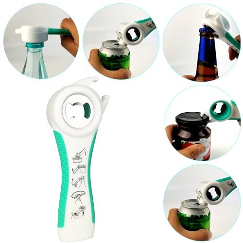 Image of Jar Opener for Weak Hands, 5 in 1 Bottle Opener for Seniors with arthritis