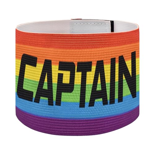 VHOPMORE Elastic Soccer Captain Armband Adjustable Football Basketball Player Arm