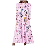 ❤【Elegant Kleid】：Das Muster des Kleider ist neuartig, raffiniert, retro und elegant und für Frauen jeden Alters geeignet. Es ist ein unverzichtbarer Bestandteil Ihrer Garderobe. Anlass: Casual, Outdoor, Garten, Hochzeit, Strand, Abschlussball, Brautjungfer, Abend, Heimkehr, Cocktail, Party, Hauskleidung.