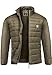 Amaci&Sons Herren Steppjacke Outdoor Basic Patch Jacke 9103 Olive L