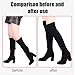 2 PCS Boot Straps Cowboy Boots, Keep Boots From Falling, Boot Straps for Thigh High Boots, Knee Boots Straps Adjustable Boots Straps with 10 Pcs Adhesive Tape Hook Sticker for Fall-off Prevention