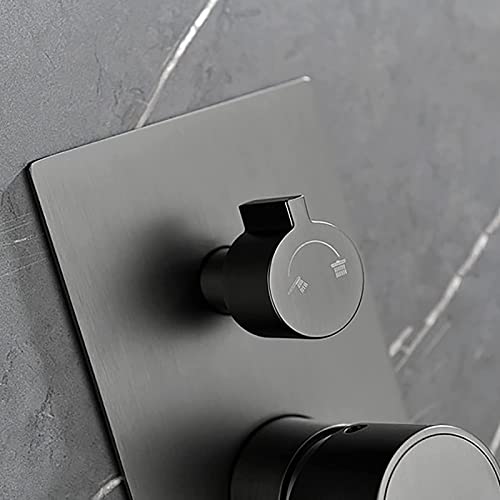 Ensemble de Robinet de Douche Encastrable avec Douchette Pratique et Mitigeur Intégré - 5