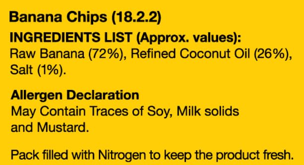 Image of Beyond Snack Upperi Special Kerala Banana Chips | Nadan Kerala Chips | Made with 100% Coconut Oil- 300g (100G x Pack of 3)