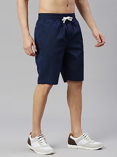 Image of Thomas Scott Men's | Solid | Chino Shorts | Regular Fit | Cotton Elastane | Above Knee | Casual Short