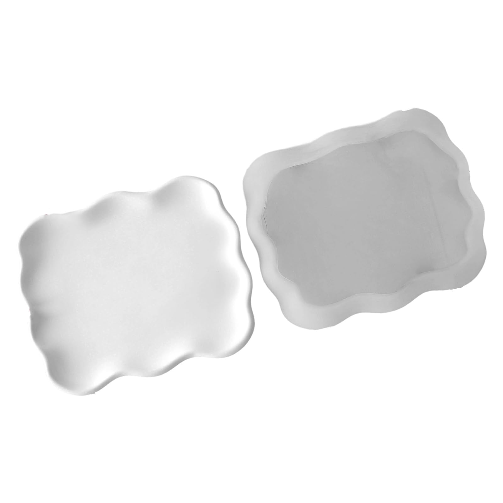 CAZSTYK Cloud Tray Molds Easy Demolding for Making Soap Jewelry Tray Decorative Plate Gypsum Decoration Rosin Casting Cast Cloud Shape