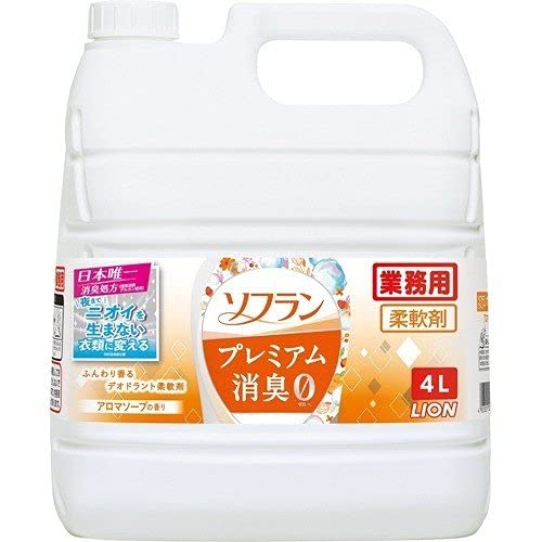 ライオン ソフラン プレミアム消臭 アロマソープ 4L×3本入