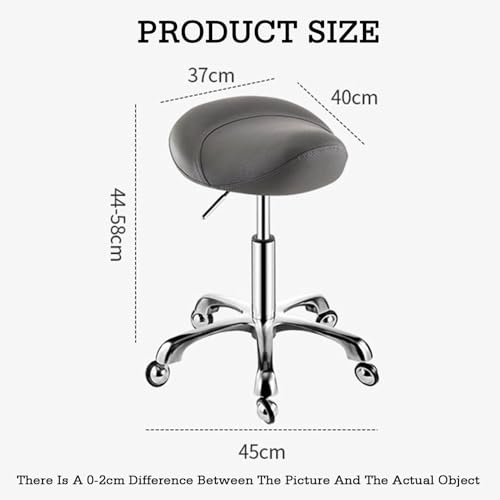 Image of Ergonomic Wobble Stool,Hydraulic Rolling Swivel Adjustable Chair,for Hair Beauty Salon Lab Dental Massage Office Home(Green)
